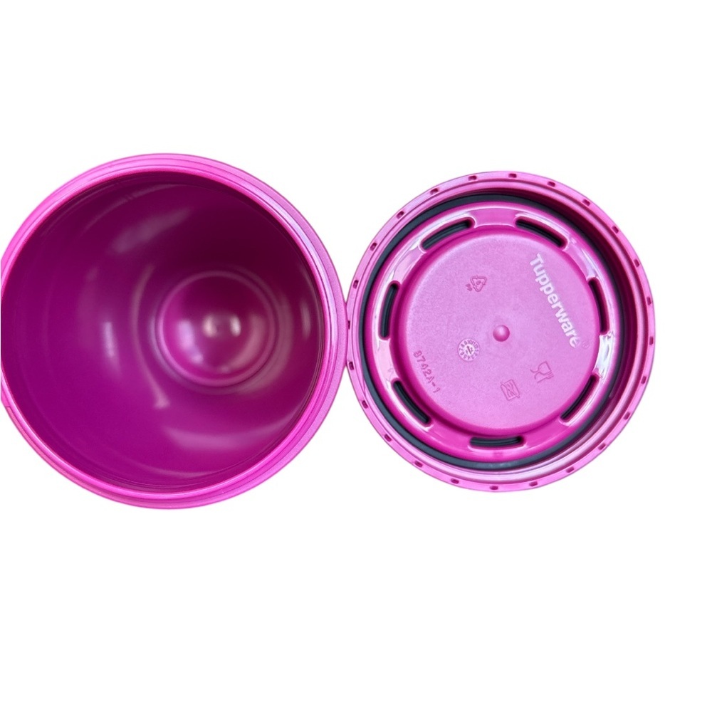 New Tupperware Purple Insulated Commuter Mug Travel Cup Tumbler 16 oz - Picture 4 of 5